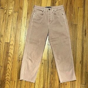 Veronica Beard High Rise Blake Crop Classic Straight, Sz 27